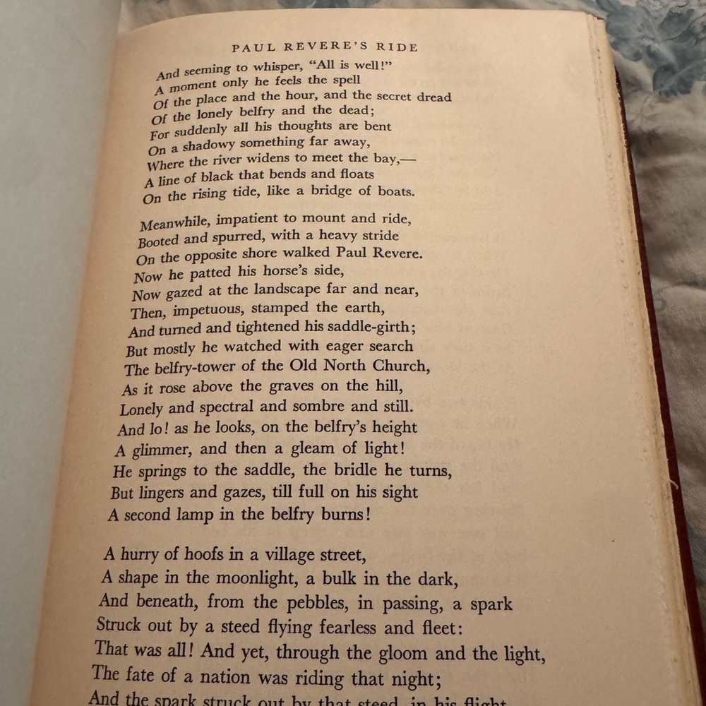 VINTAGE Classic Books HardBack Bound Favorite Poems Henry Wadsworth Longfellow - Picture 15 of 15